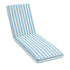 Gardeon Outdoor Sun Lounger Cushion - Blue