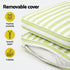 Gardeon Outdoor Sun Lounger Cushion - Green