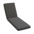 Gardeon Outdoor Sun Lounger Cushion - Grey