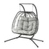 Gardeon Outdoor Swing Chair 2 Seater with Stand Cushion Rattan Patio Furniture | Furniture > Outdoor > Outdoor Chairs