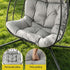Gardeon Outdoor Swing Chair 2 Seater with Stand Cushion Rattan Patio Furniture | Furniture > Outdoor > Outdoor Chairs