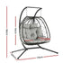 Gardeon Outdoor Swing Chair 2 Seater with Stand Cushion Rattan Patio Furniture | Furniture > Outdoor > Outdoor Chairs