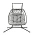 Gardeon Outdoor Swing Chair 2 Seater with Stand Cushion Rattan Patio Furniture | Furniture > Outdoor > Outdoor Chairs