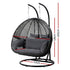 Gardeon Outdoor Swing Chair Hanging Rattan Patio Furniture Pod Stand Cushion 2 Seater | Home & Garden > Hammocks > Hammocks & Accessories