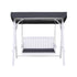 Gardeon Outdoor Wooden Swing Chair Garden Bench Canopy Cushion 3 Seater White | Outdoorium
