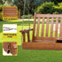 Gardeon Porch Outdoor Swing Chair Patio Furniture Wooden Bench 2 Seat Cup Holder | Furniture > Outdoor > Outdoor Chairs