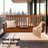 Gardeon Porch Outdoor Swing Chair Patio Furniture Wooden Bench 2 Seat Cup Holder | Furniture > Outdoor > Outdoor Chairs