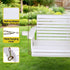 Gardeon Porch Outdoor Swing Chair With Cup Holder Wooden Furniture 2 Seater | Furniture > Outdoor > Outdoor Chairs