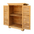 Gardeon Portable Wooden Garden Storage Cabinet - Outdoorium
