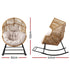 Gardeon egg rocking chair padded cushion