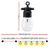 Gardeon RGB Smart Festoon Lights Outdoor LED String Lights Waterproof WiFi APP - Outdoorium