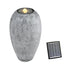 Gardeon Solar Fountain Water Feature Outdoor Fountain LED Lights Beige | Outdoorium