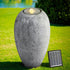 Gardeon Solar Fountain Water Feature Outdoor Fountain LED Lights Beige | Outdoorium