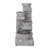 Gardeon Solar Fountain Water Feature Outdoor LED Lights Gray | Outdoorium