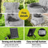 Gardeon Solar Fountain Water Feature Outdoor LED Lights Gray | Outdoorium