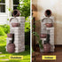 Gardeon Solar Fountain Water Feature Pot Outdoor Indoor 4 - Tier Cascading Brown | Outdoorium