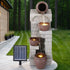 Gardeon Solar Fountain Water Feature Pot Outdoor Indoor 4 - Tier Cascading Brown | Outdoorium