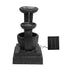 Gardeon Solar Water Feature Cascading Fountain 3 - Tier Mushroom LED Light 70CM - Outdoorium