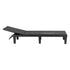 Gardeon Sun Lounge Adjustable Recliner Patio Outdoor Furniture Lightweight Black | Outdoorium