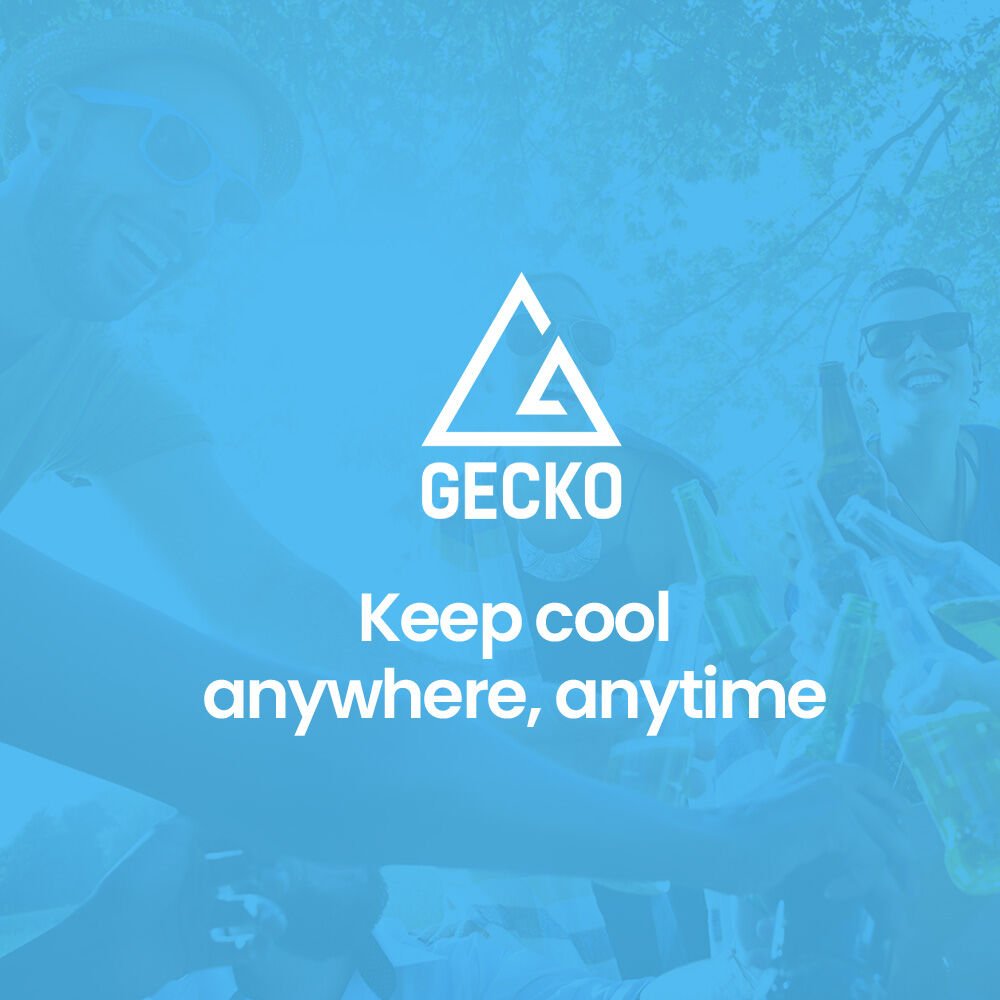 GECKO 142L Upright Portable Fridge / Freezer, 12V/24V for Motorhome and Caravan, Black | Outdoorium