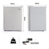 GECKO 70L Portable Bar Fridge and Freezer 12V/24V for Camping, Caravans, Silver | Outdoorium