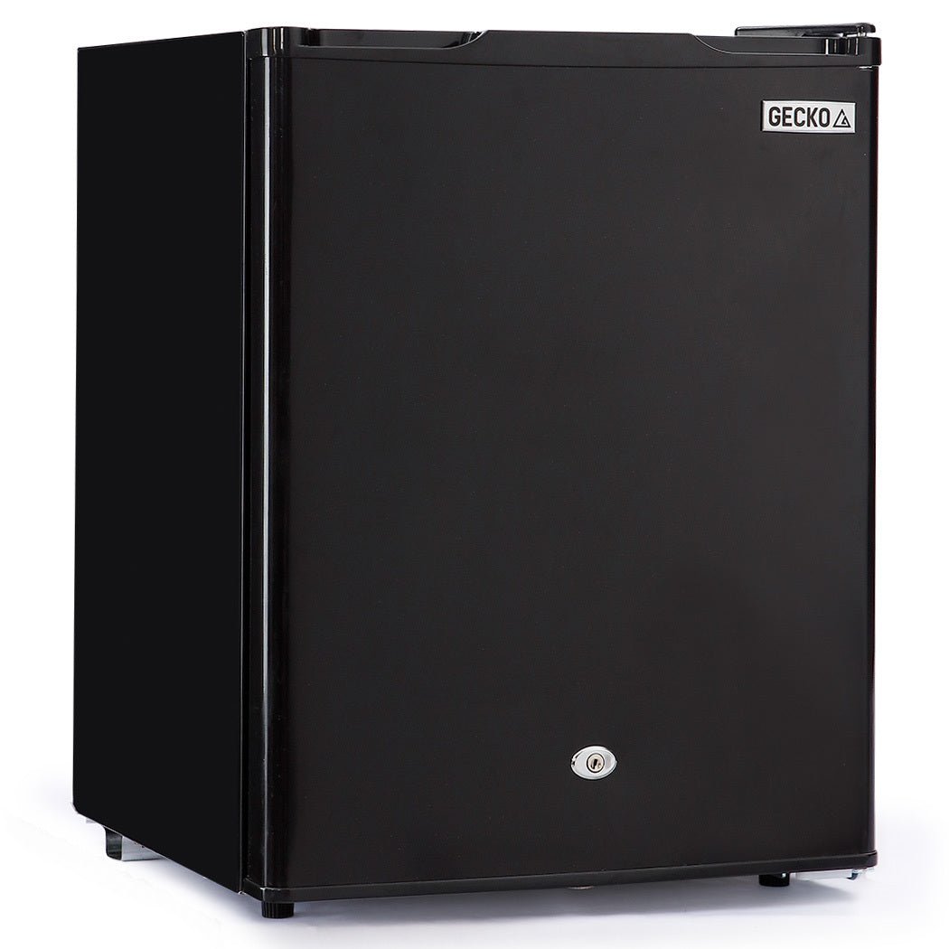 GECKO 70L Portable Fridge Freezer Camping Caravan Car Fridges 12V/24V/240V , Black - Outdoorium