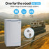 GECKO 95L Portable Upright Fridge and Freezer, 12V/24V for Camping, Caravans, Silver | Outdoorium