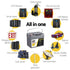 Giantz AGM Battery 12V 40Ah Deep Cycle Box Portable Solar Caravan Camping - Outdoorium