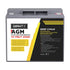 Giantz AGM Deep Cycle Battery 12V 25Ah Box Portable Solar Caravan Camping | Outdoorium