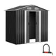Giantz Garden Shed 1.96x1.32M Sheds Outdoor Storage Tool Workshop Metal Shelter Sliding Door | Outdoorium