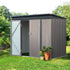 Giantz Garden Shed 2.31x1.31M Sheds Outdoor Storage Tool Metal Workshop Shelter Double Door - Outdoorium