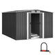 Giantz Garden Shed 2.58x3.14M w/Metal Base Sheds Outdoor Storage Workshop Shelter Sliding Door | Outdoorium