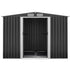 Giantz Garden Shed 2.6x3.9M w/Metal Base Sheds Outdoor Storage Workshop Tool Shelter Sliding Door - Outdoorium