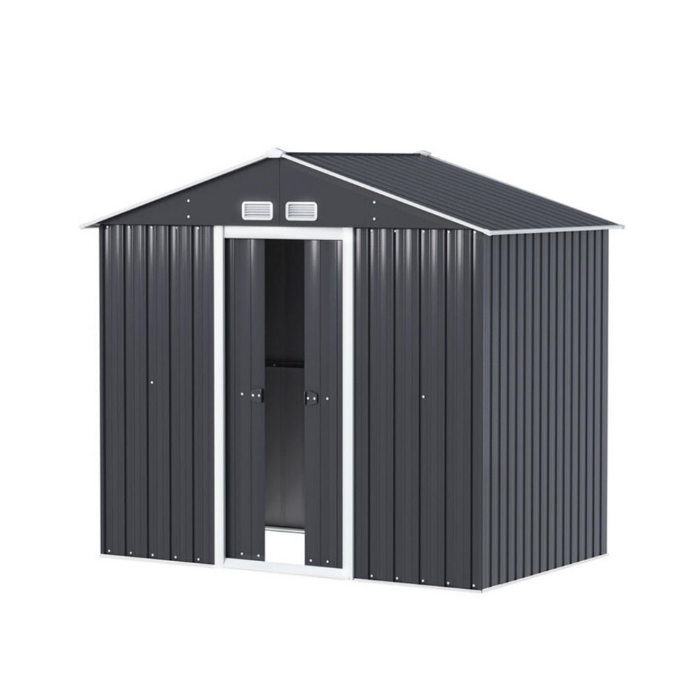 Giantz Garden Shed Outdoor Storage 2.15x1.3M Tool Workshop House Shelter Sliding Door - Outdoorium