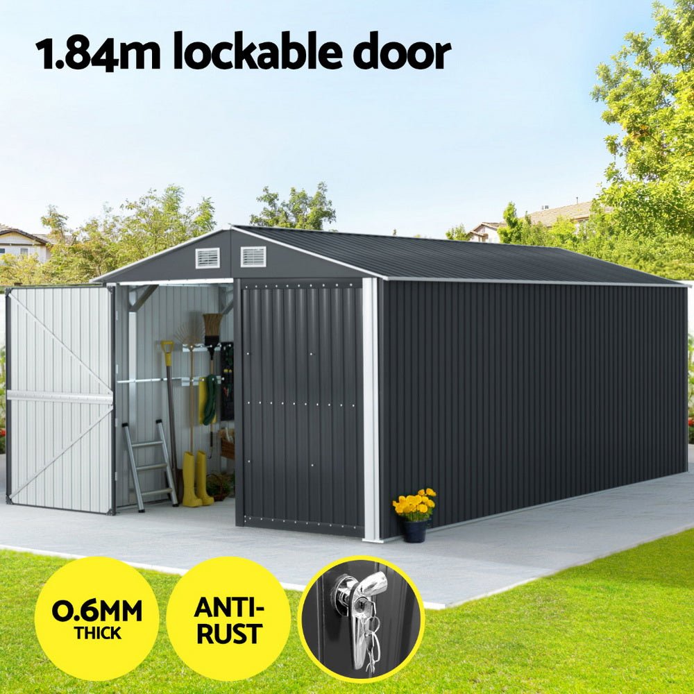 Giantz Garden Shed Sheds Outdoor Storage 3x5.38M Tool Workshop House Shelter | Home & Garden > Storage > Sheds