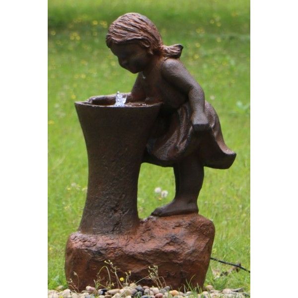 Girl at Water Fountain - Outdoorium