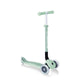 Globber ECOLOGIC PRIMO Foldable Scooter with Lights - Pistachio | Outdoorium
