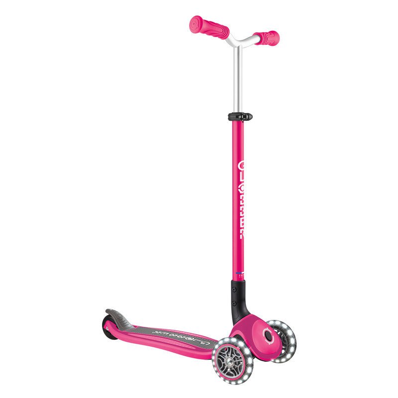Globber Master with Lights - Pink | Outdoorium