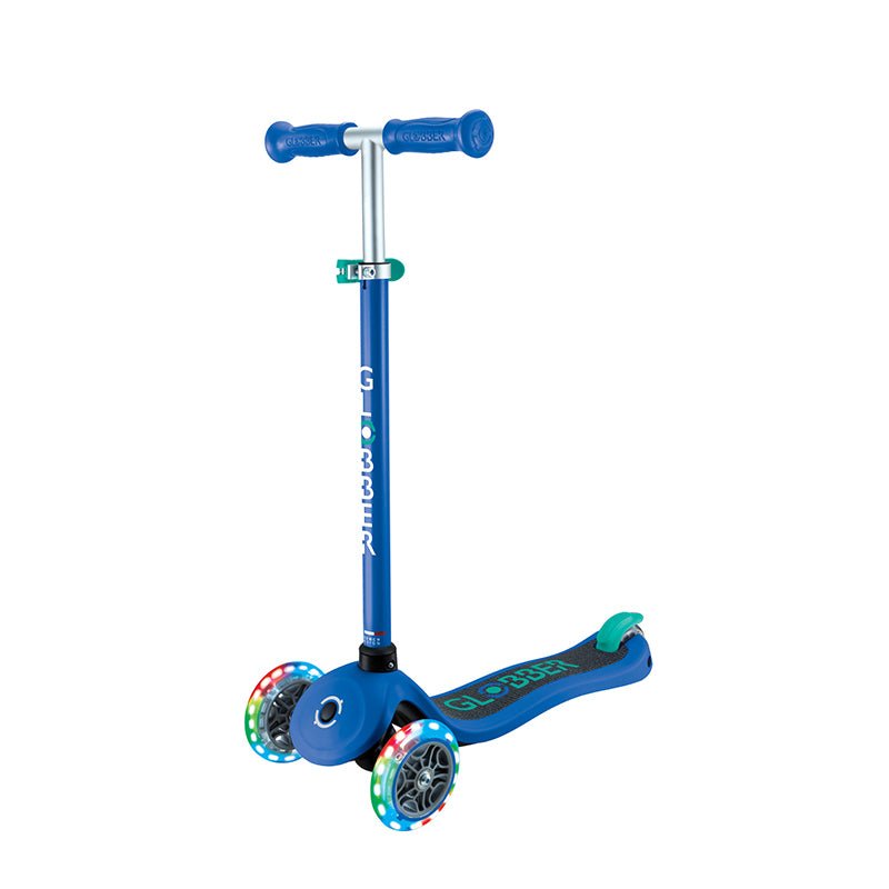 Globber Primo scooter Lights - Blue/ Green | Outdoorium
