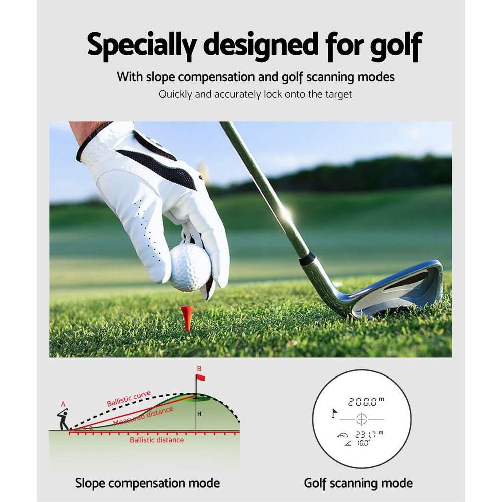 Golf Laser Range Finder 600M Hunting Rangefinder Distance Height Speed Measure | Outdoorium