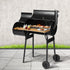 Grillz 2-in-1 offset charcoal BBQ smoker