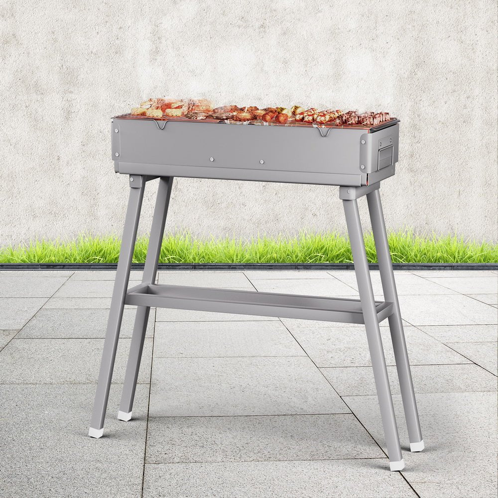 Grillz BBQ Grill Charcoal Smoker Portable Barbecue - Outdoorium