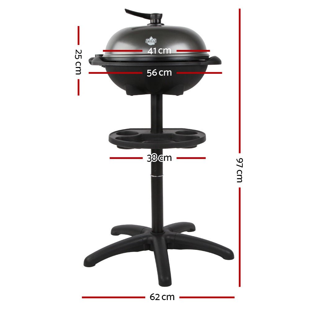 Grillz electric BBQ grill and smoker with stand - image 2