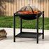 Grillz Fire Pit BBQ Grill 2 - in - 1 Outdoor - Outdoorium