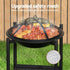 Grillz Fire Pit BBQ Grill 2 - in - 1 Outdoor - Outdoorium