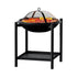 Grillz Fire Pit BBQ Grill 2 - in - 1 Outdoor - Outdoorium