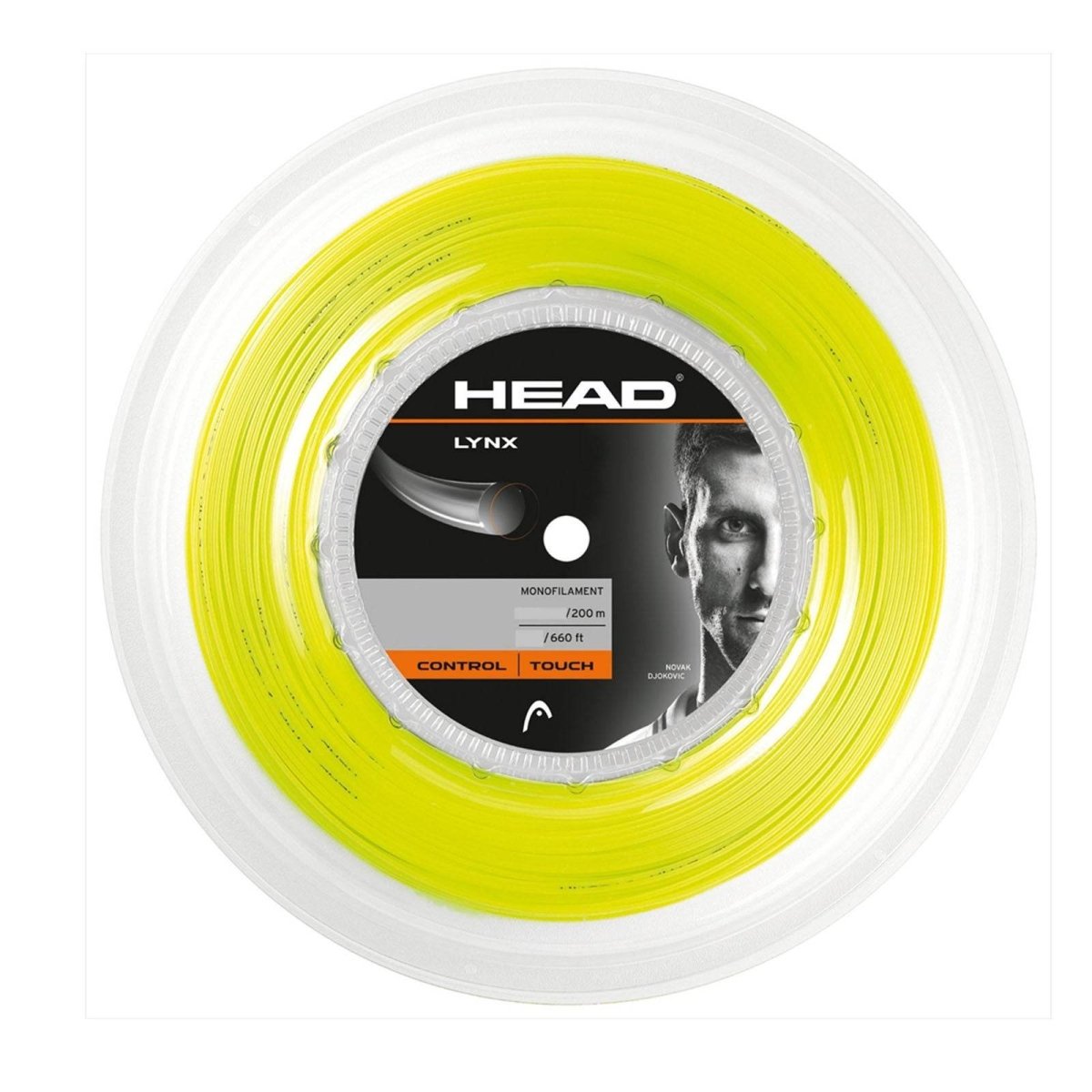 Head Lynx 17g Tennis String Reel 200m 1.25mm Control Touch - Yellow | Outdoorium