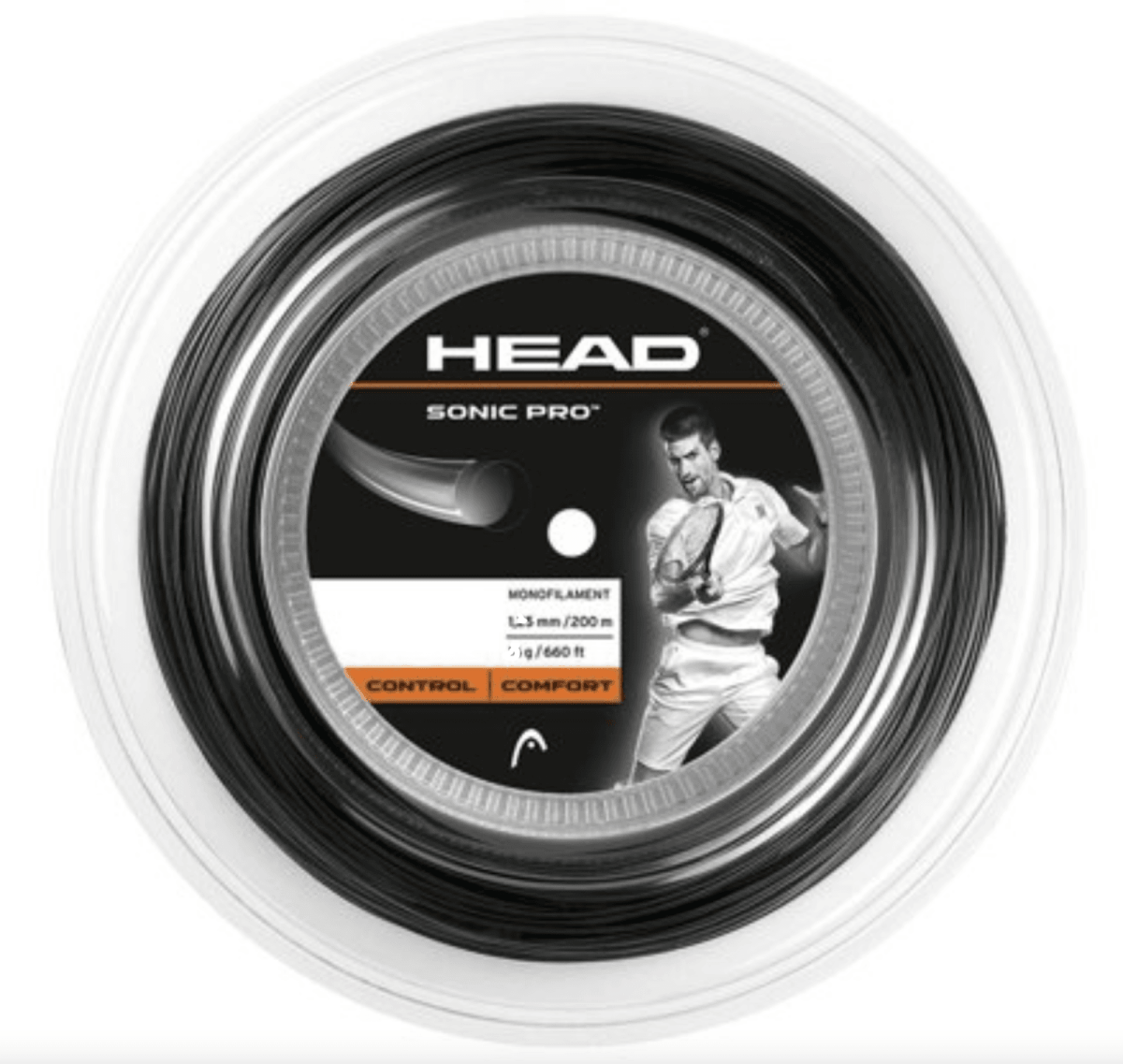 Head Sonic Pro Reel 200m 16g 1.3mm Tennis String Control Comfort | Outdoorium
