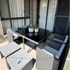 Horrocks 8 Seater Outdoor Dining Set - Black | Outdoorium