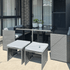 Horrocks 8 Seater Outdoor Dining Set - Black | Outdoorium